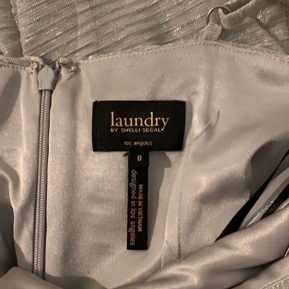 Laundry by Shelli Segal Silver Dress - Picture 2 of 6